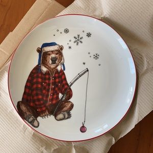 Dapper Bear Salad Plate